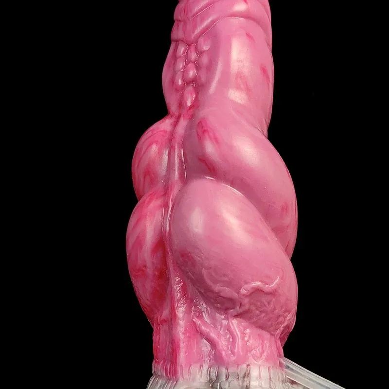 👽 9-Inch Orthrus - Double Knot Ejaculating Alien Dildo
