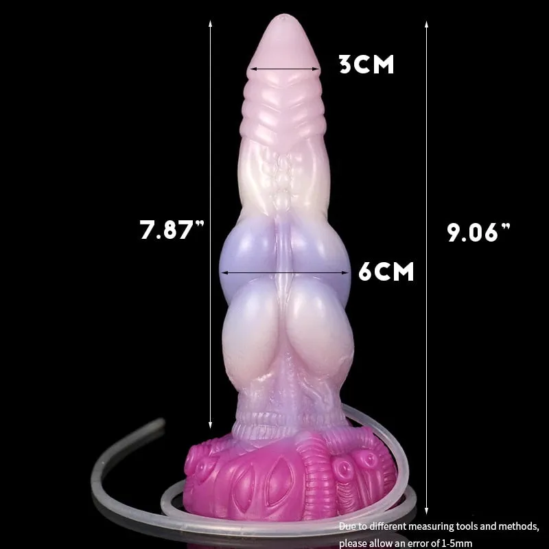 👽 9-Inch Orthrus - Double Knot Ejaculating Alien Dildo