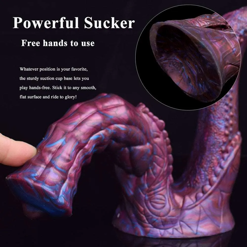👾 😈 Ophira - Monster Double Penetration Dildo, Tentacle Butt Plug