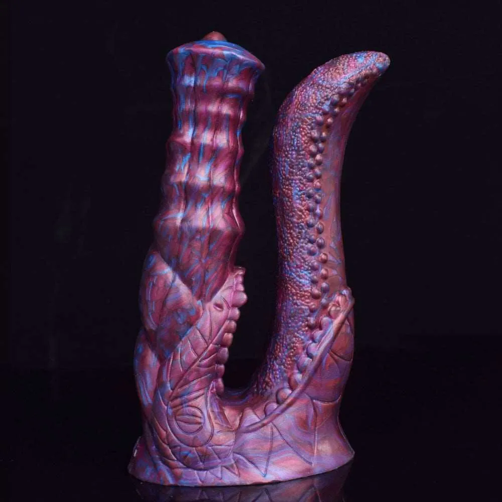 👾 😈 Ophira - Monster Double Penetration Dildo, Tentacle Butt Plug