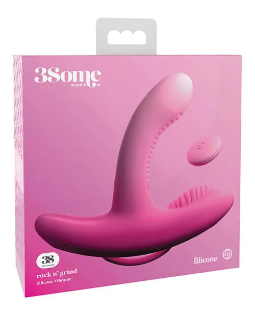 3Some Rock N Grind Silicone Vibrator | Pleasure Collection by Pipedream Products