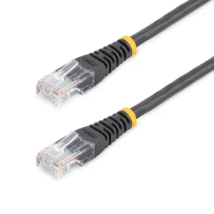 6Ft Black Molded Cat 5 Rj45