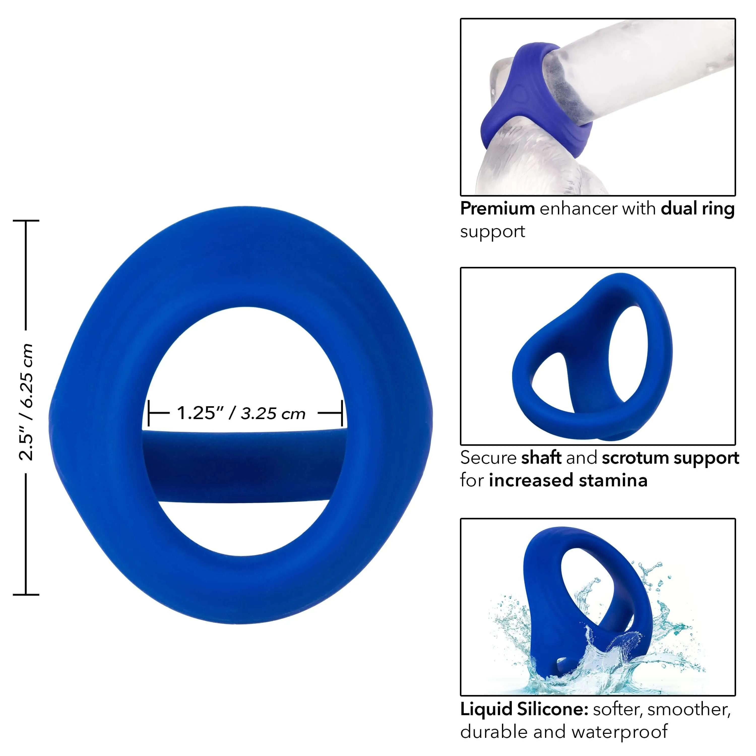 Admiral Cock and Ball Dual Ring - Boost Performance and Enhance Pleasure