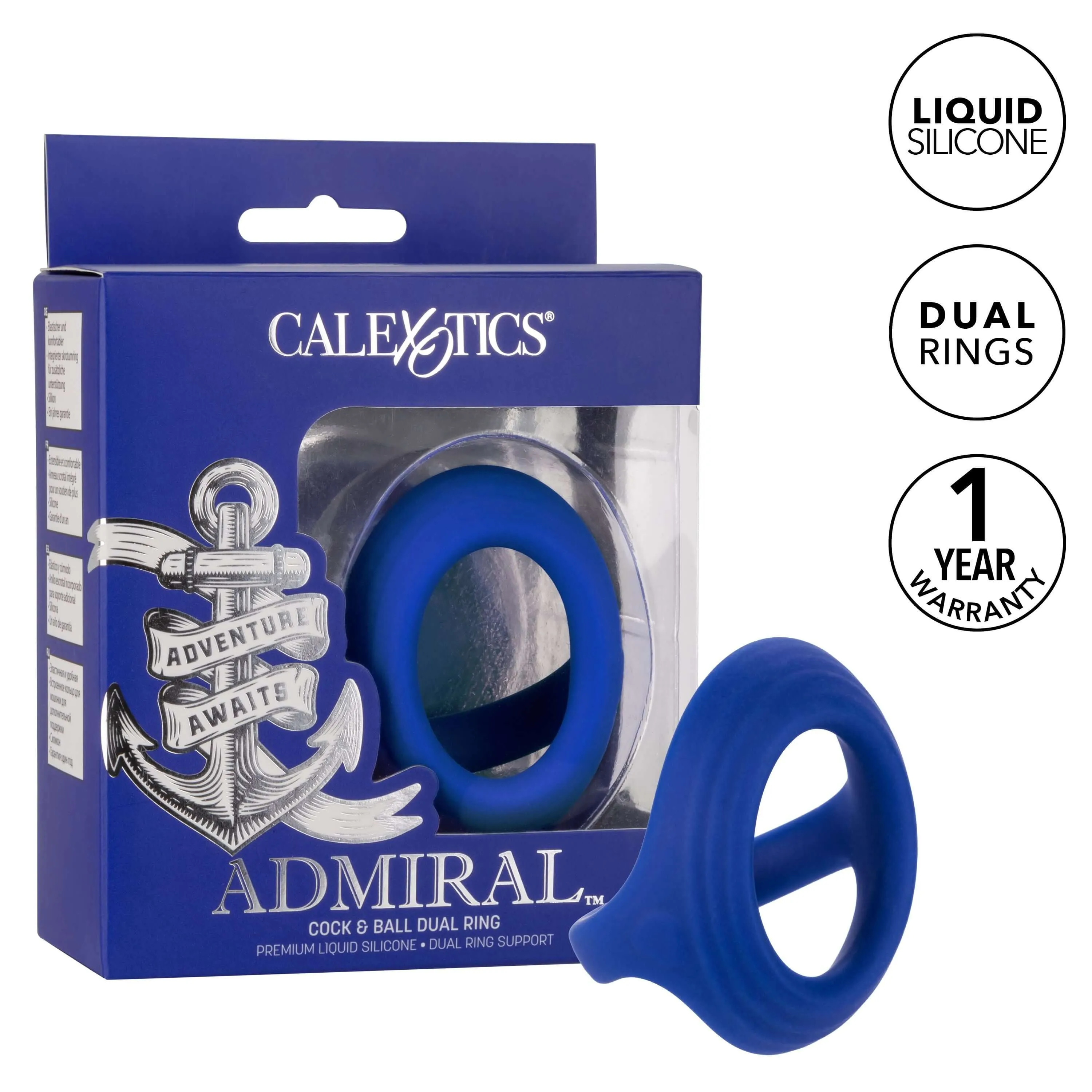 Admiral Cock and Ball Dual Ring - Boost Performance and Enhance Pleasure