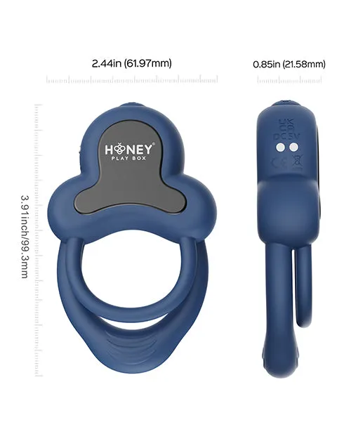 Anello Vibrating Double Cock Ring w/Clitoral Stimulator