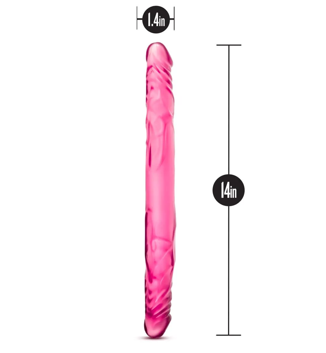 B Yours By Blush® | Pink 14-Inch Long Dildo