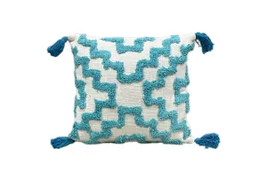 Beautiful Boho Cotton Tufted Cushion Cover - 40cm