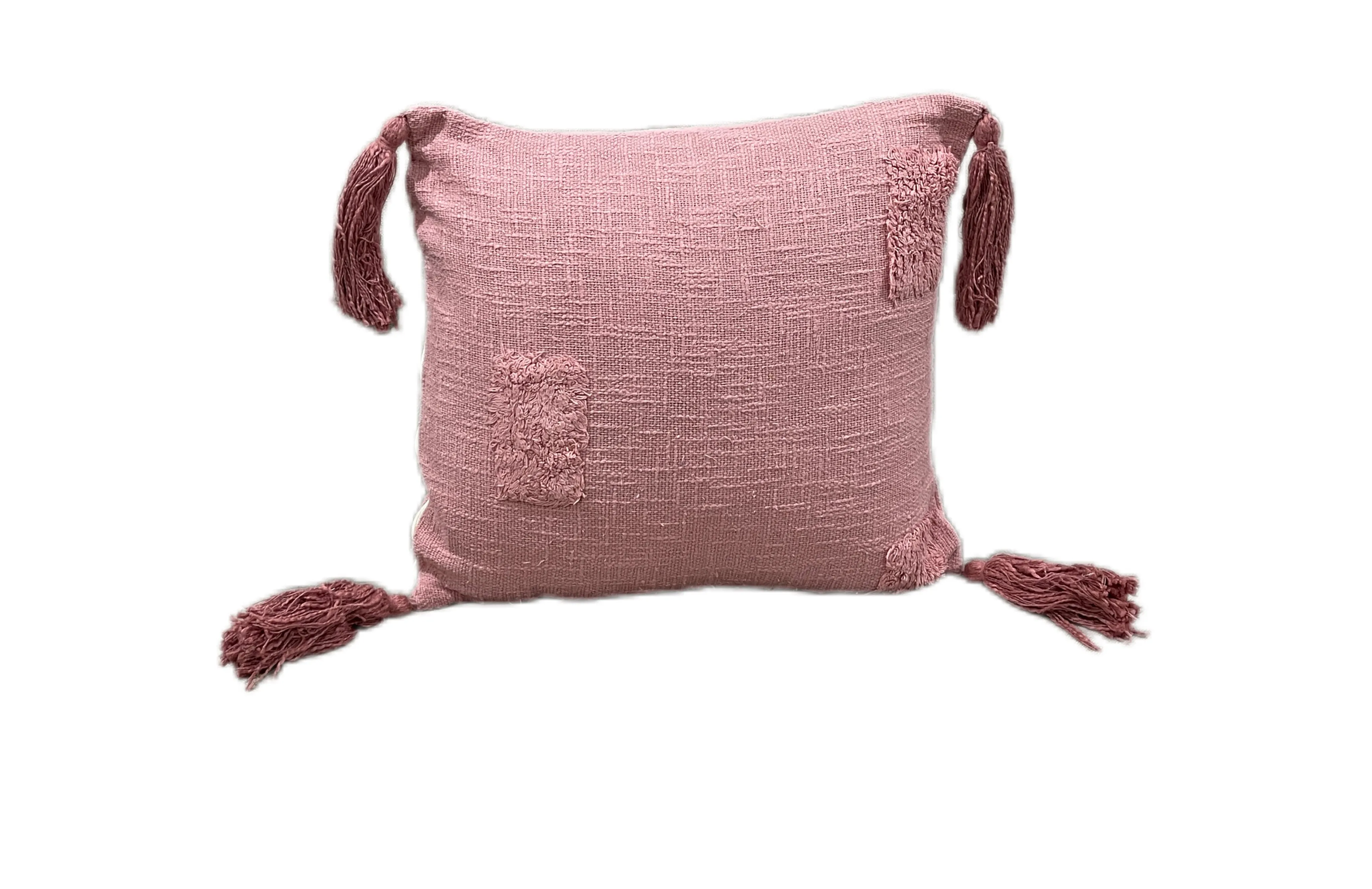 Beautiful Boho Cotton Tufted Cushion Cover - 40cm