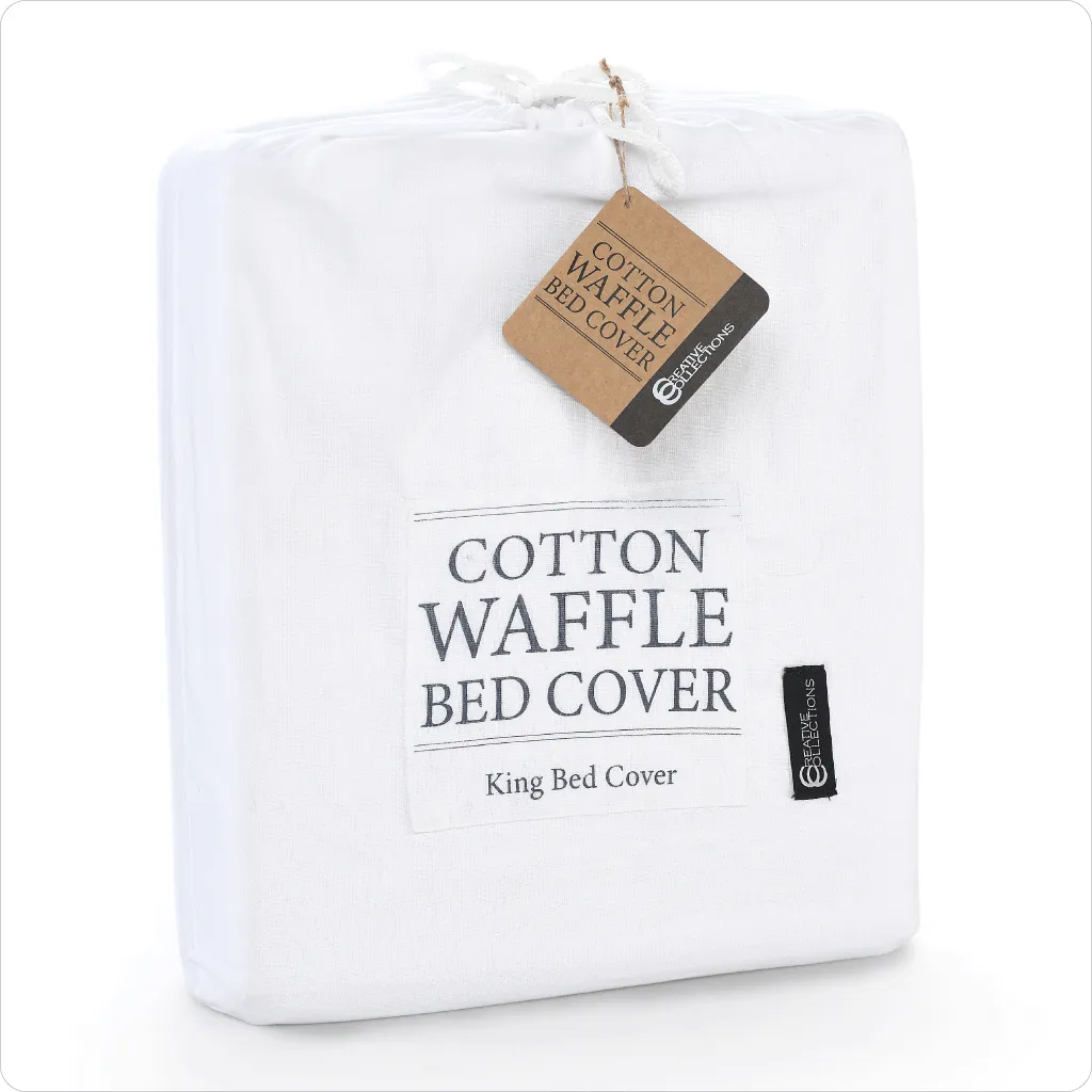 Bed Cover - Waffle Textured (King)