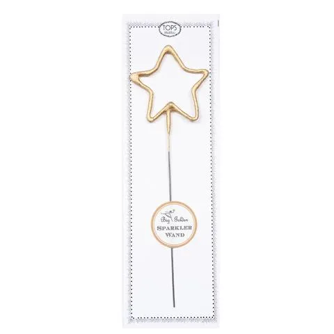Big Golden Star Sparkler Wand