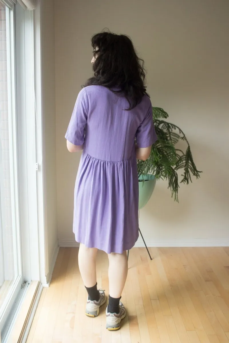 Birds of North America Kiskadee Dress - Lilac (Online Exlcusive)