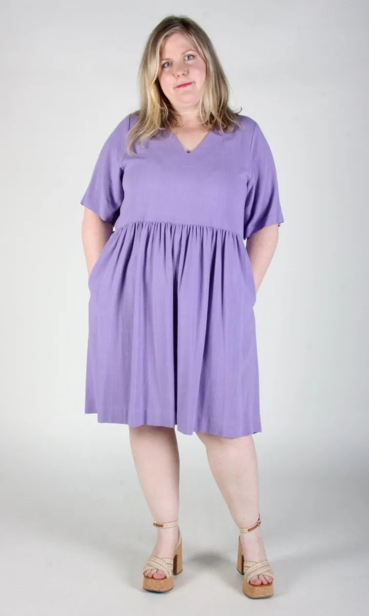 Birds of North America Kiskadee Dress - Lilac (Online Exlcusive)
