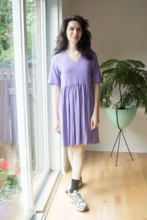 Birds of North America Kiskadee Dress - Lilac (Online Exlcusive)