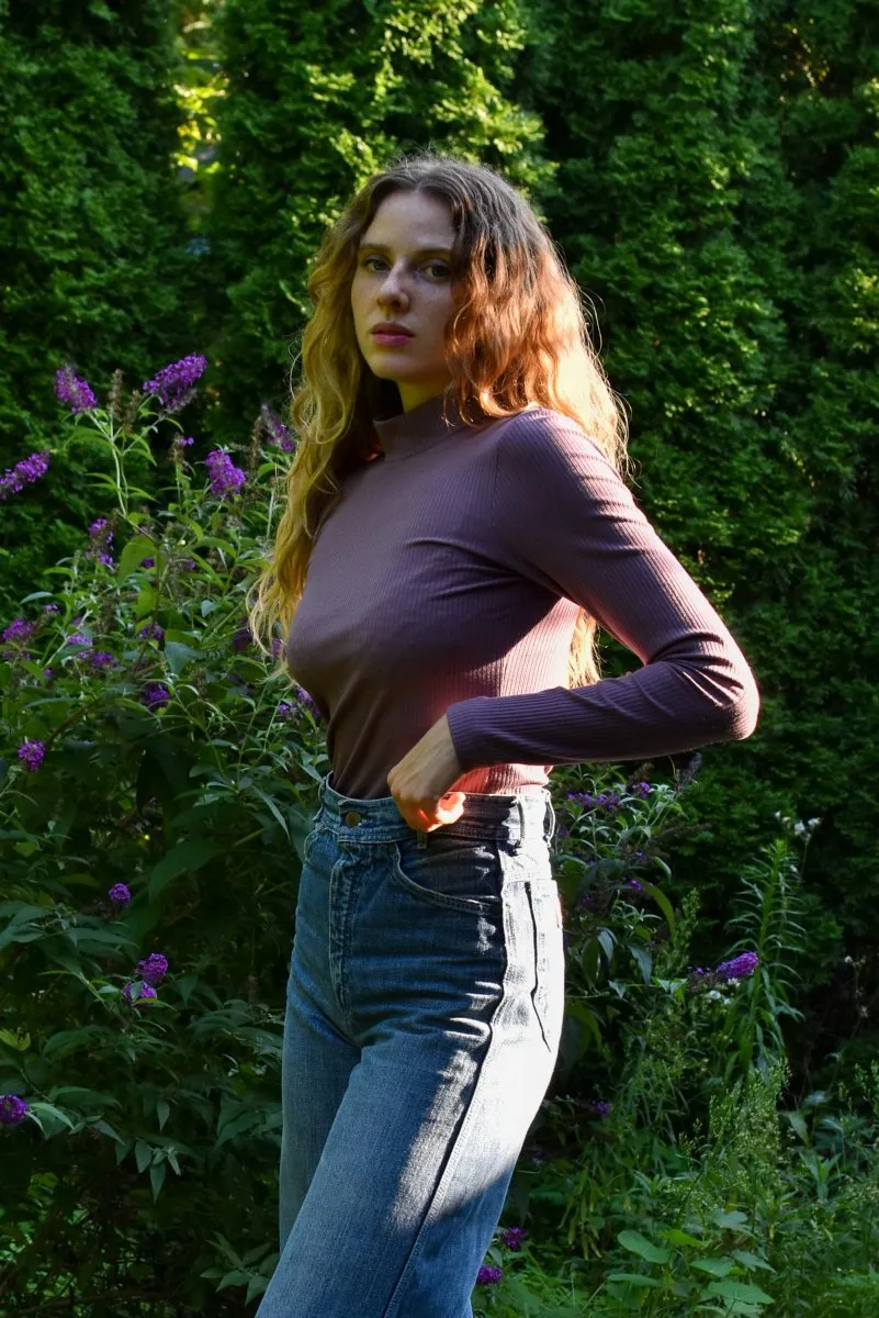 Birds of North America Nunchie Top (Rose Taupe)