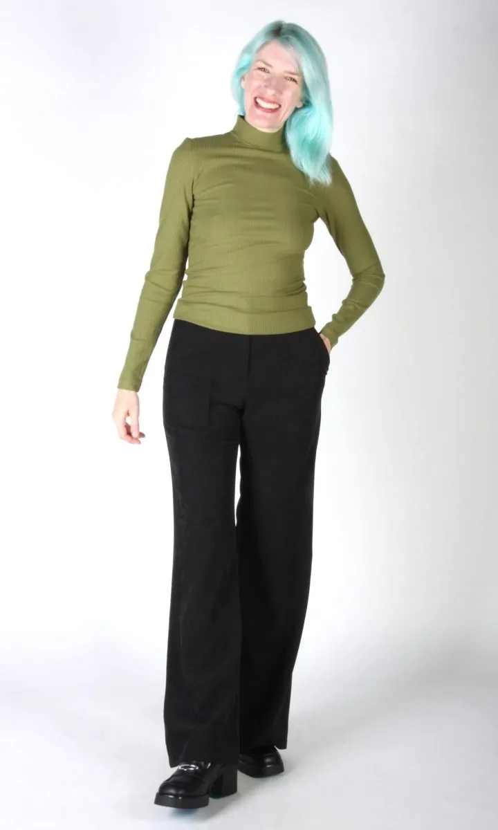 Birds of North America Nunchie Top (Storm Grass)