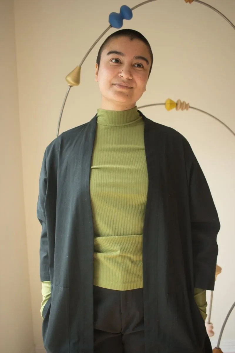 Birds of North America Nunchie Top (Storm Grass)