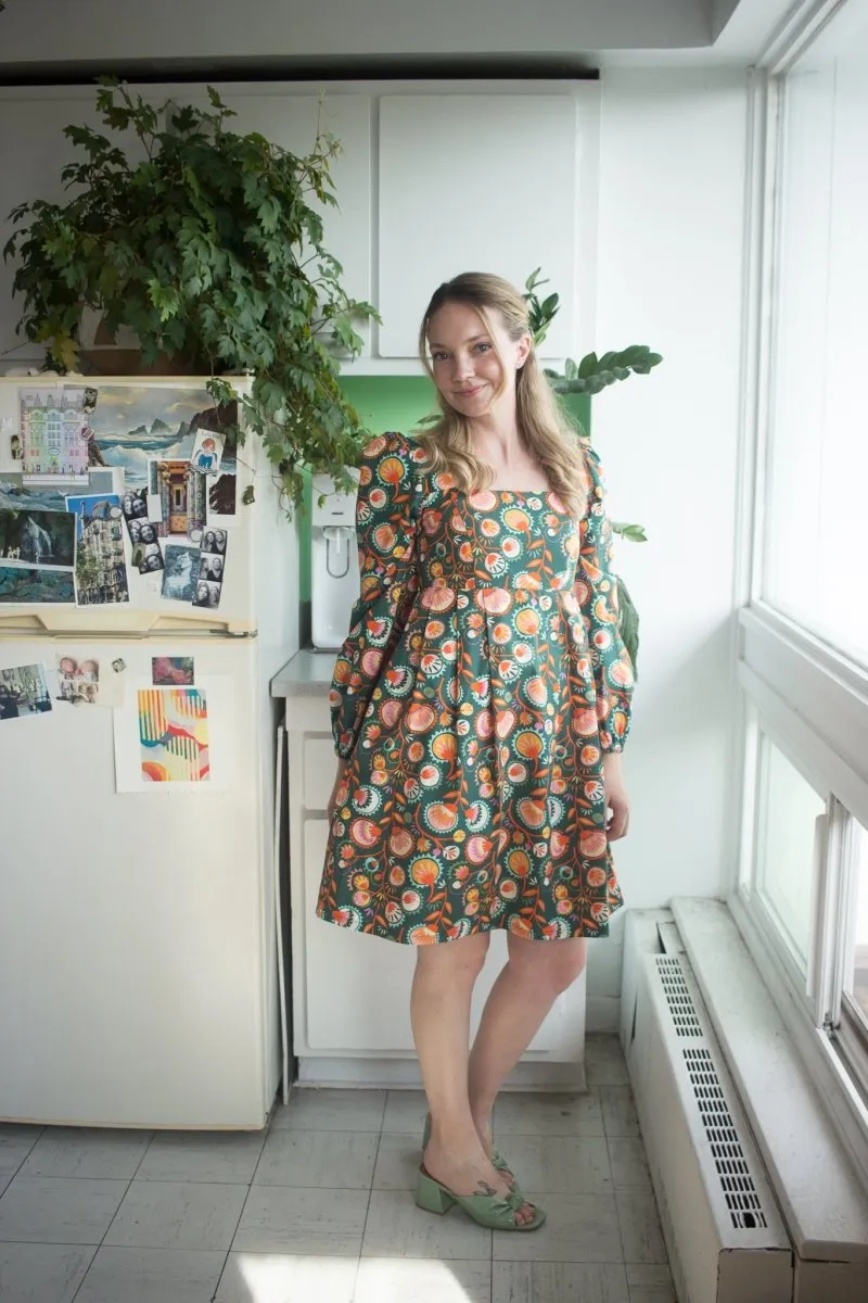 Birds of North America Tailorbird Dress (Triffids)