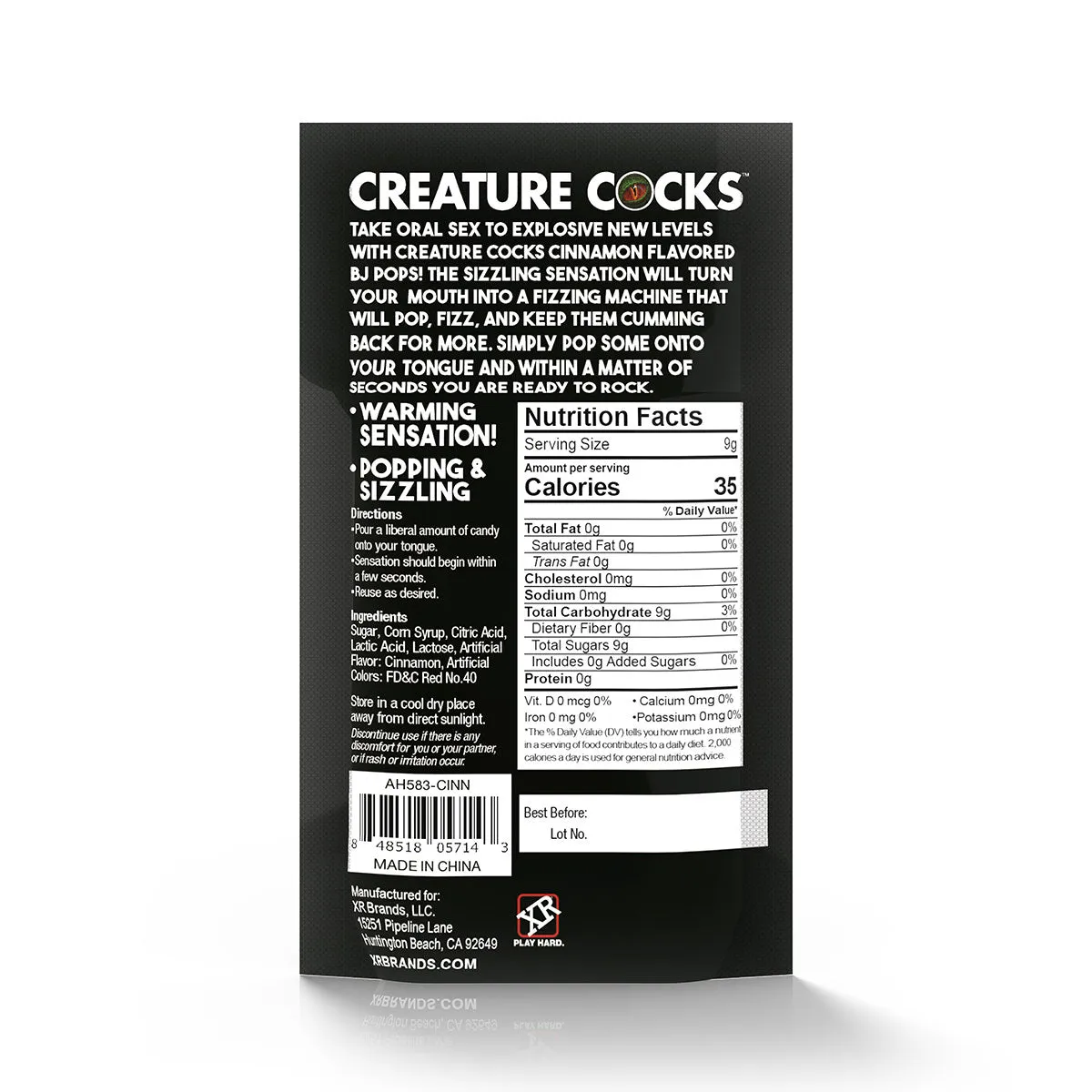 BJ Pops Cooling Oral Sex Candy