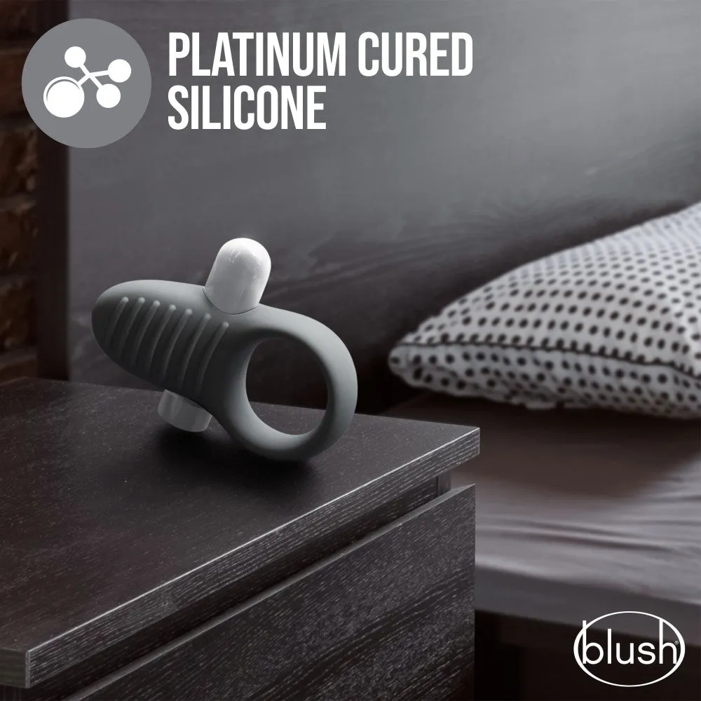 Blush Noje Slate Rechargeable Vibrating Cock Ring