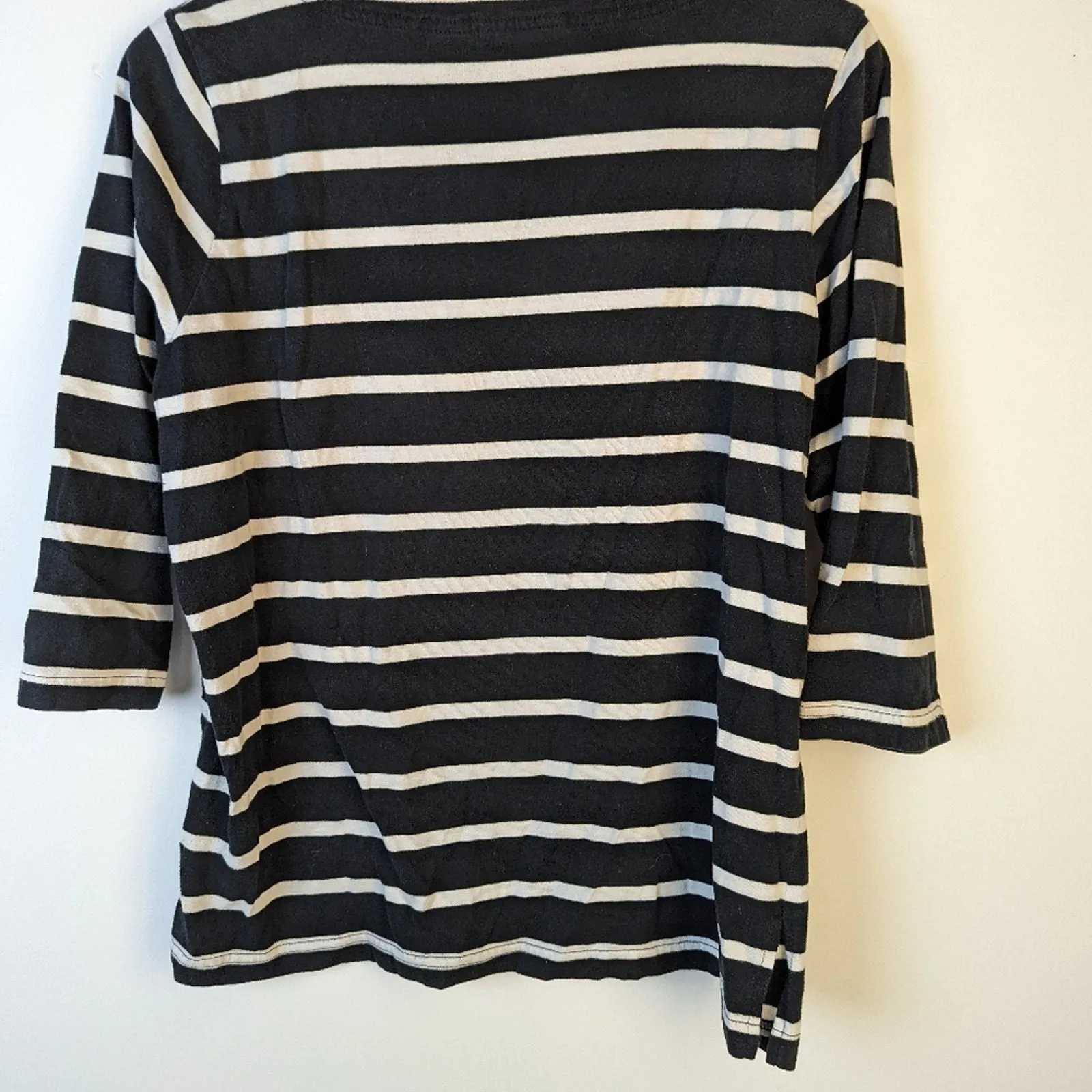 Bob Mackie Wearable Art Striped Shirt - Medium