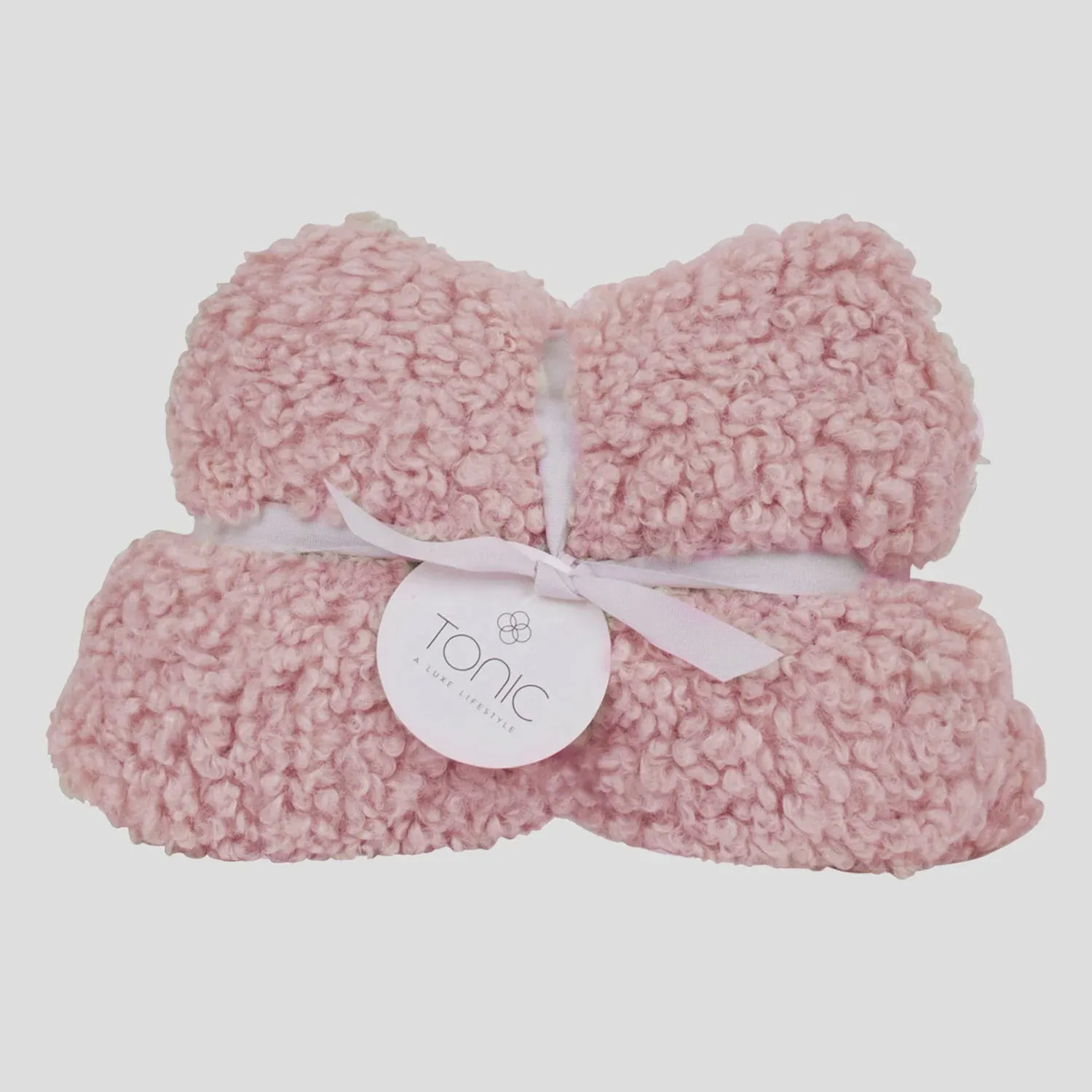 Boucle Heat Wrap - Rose Quartz