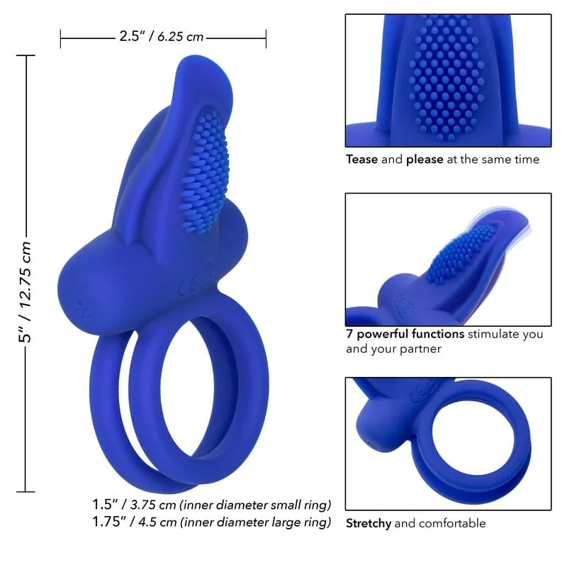 Calexotics Dual Pleaser Enhancer Silicone Ring