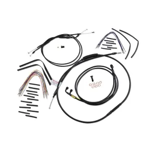 Control Kit - 16" Ape Hanger Handlebars for Harley Davidson 96-05 Dyna Models