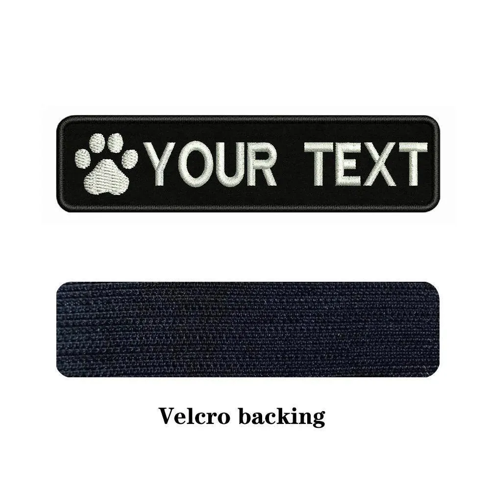 Custom Dog Paw Embroidery Patch: Personalized Pet Style
