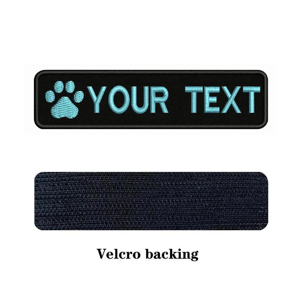 Custom Dog Paw Embroidery Patch: Personalized Pet Style