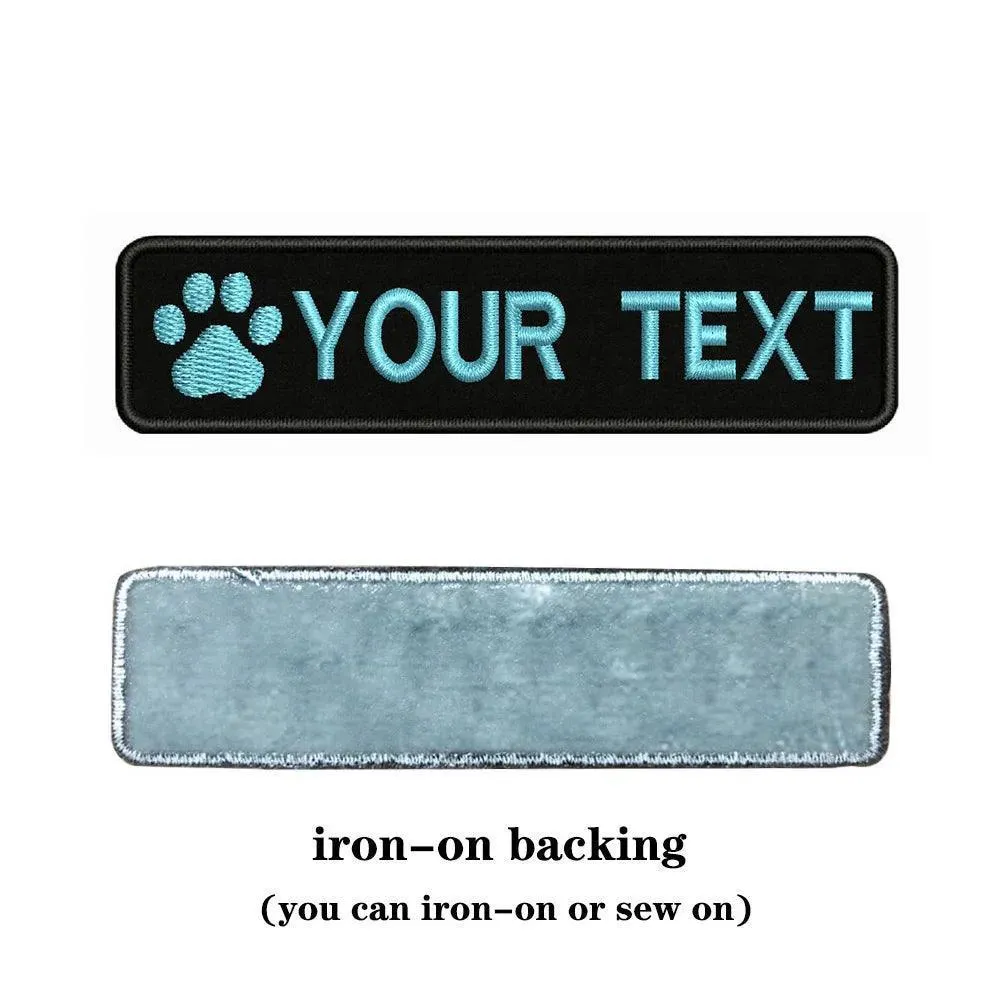 Custom Dog Paw Embroidery Patch: Personalized Pet Style
