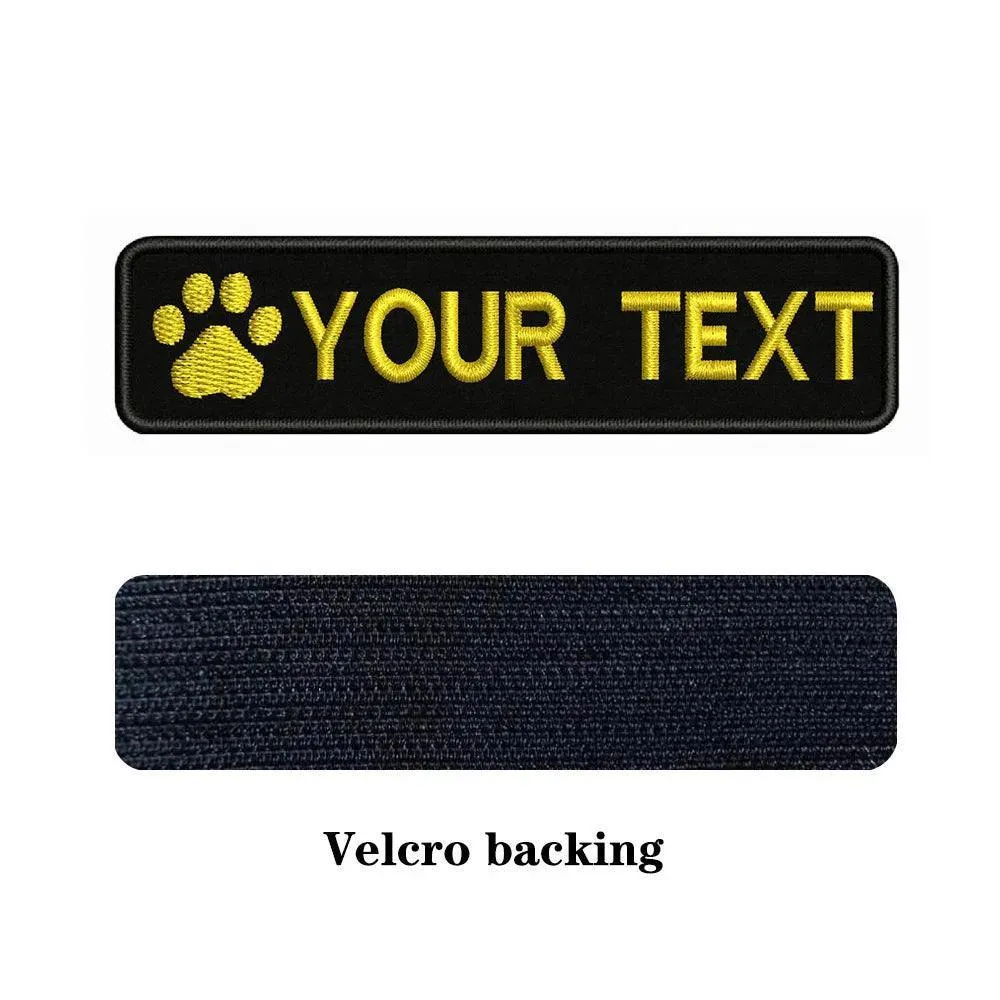 Custom Dog Paw Embroidery Patch: Personalized Pet Style