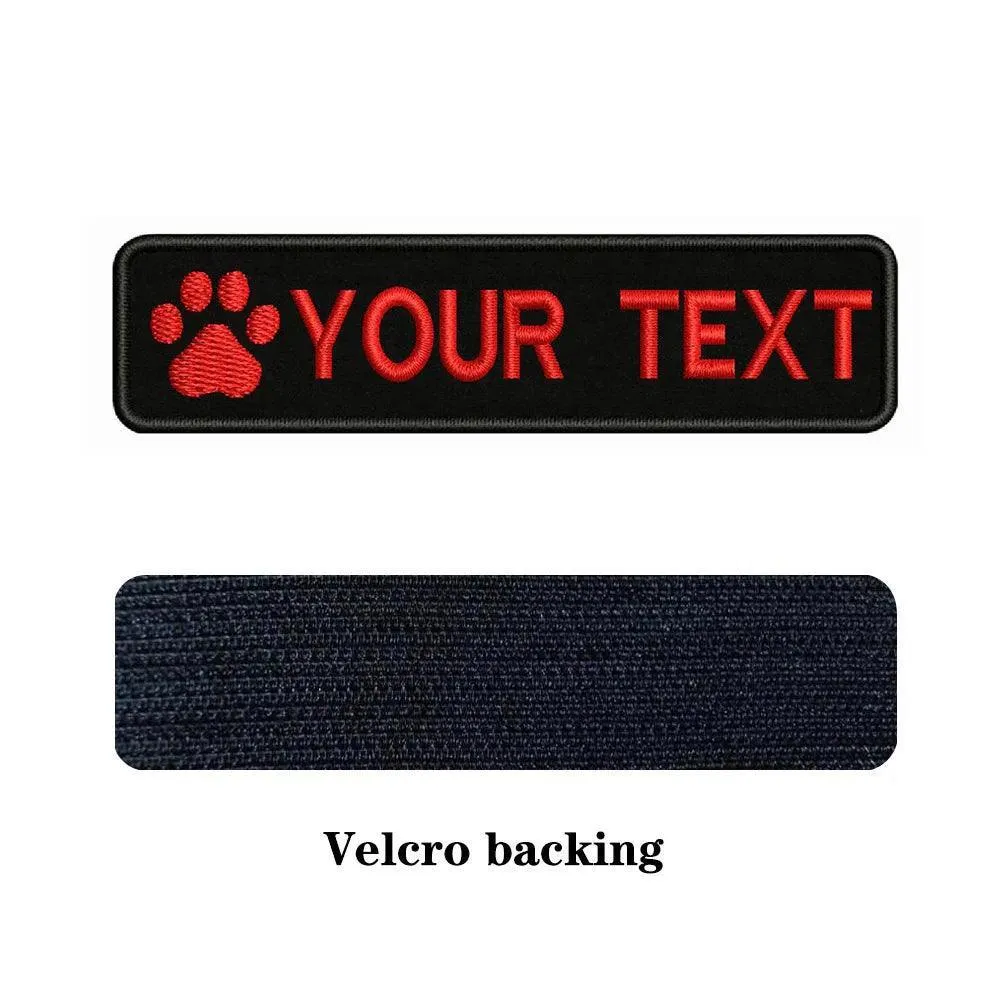 Custom Dog Paw Embroidery Patch: Personalized Pet Style