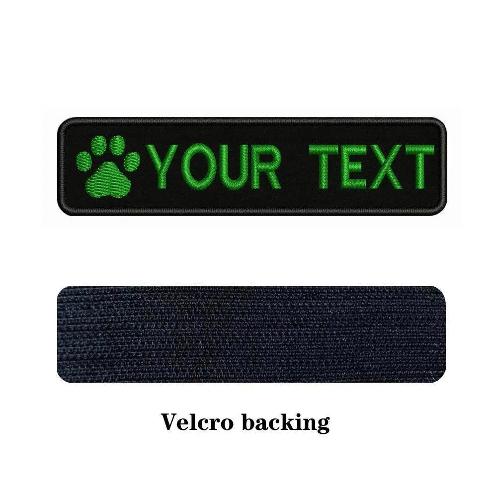 Custom Dog Paw Embroidery Patch: Personalized Pet Style