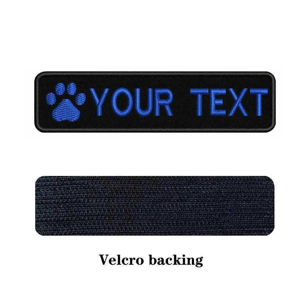 Custom Dog Paw Embroidery Patch: Personalized Pet Style