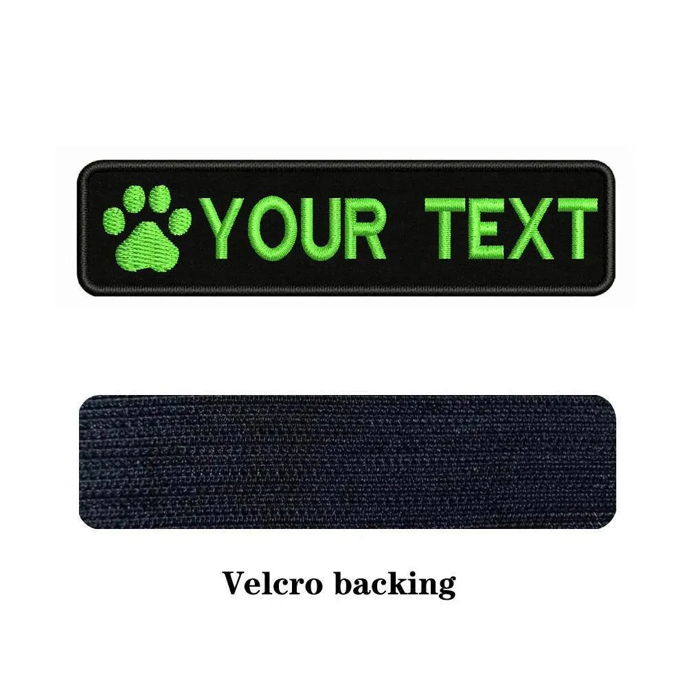 Custom Dog Paw Embroidery Patch: Personalized Pet Style