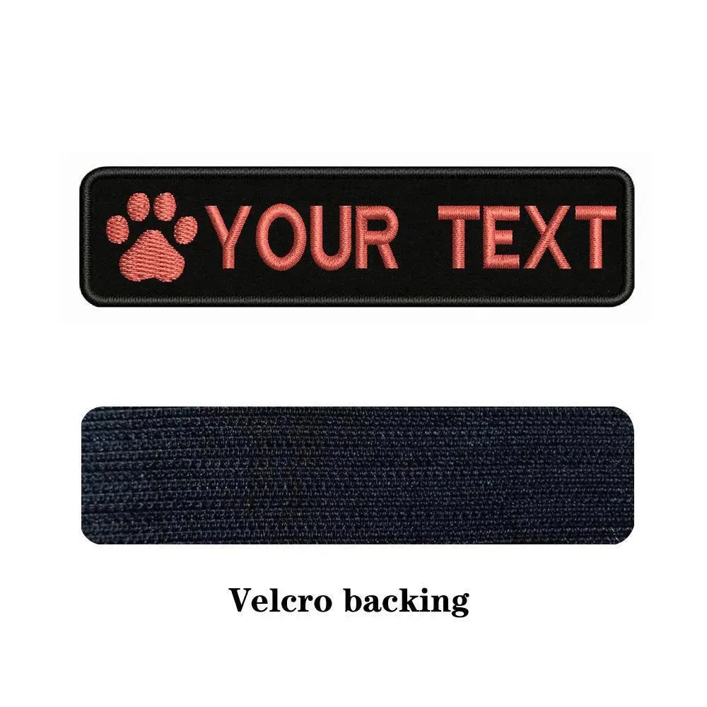 Custom Dog Paw Embroidery Patch: Personalized Pet Style
