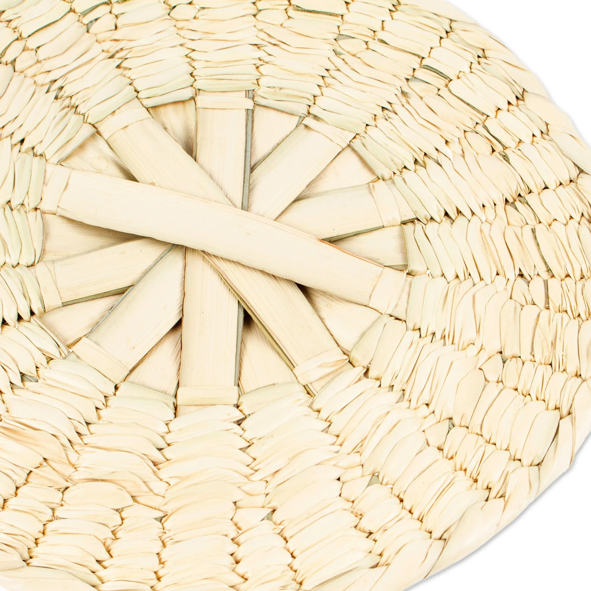 Decorative & Utilitarian Palm Fiber Fan Hand-Woven in Mexico - Breezy Style | NOVICA