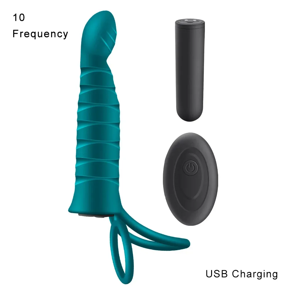 Double Penetrator Anal Vibrator Dual Penetrator Strap-On