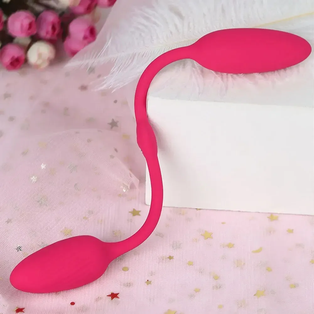 Dual Fun Double-Ended Dildo Clit Anal Vibrator | Remote Control Clit Stimulator & Butt Plug