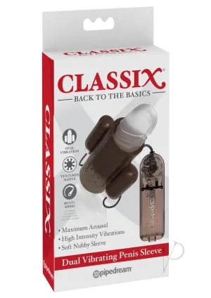 Dual Vibe Penis Sleeve Smoke