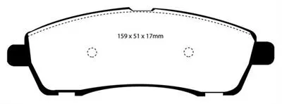 EBC Yellowstuff Brake Pads DP41603R