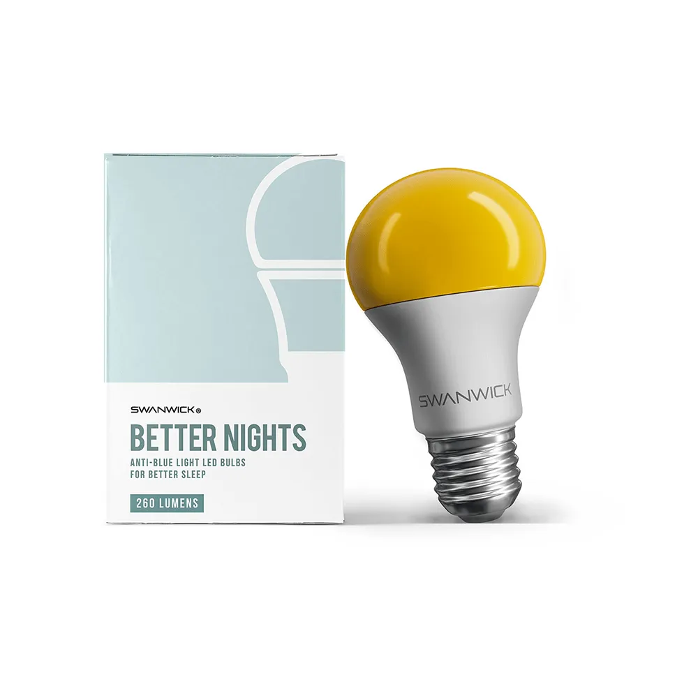 EXCLUSIVE Offer - Anti-Blue Light LED Bulb - Red x2 & Yellow x2