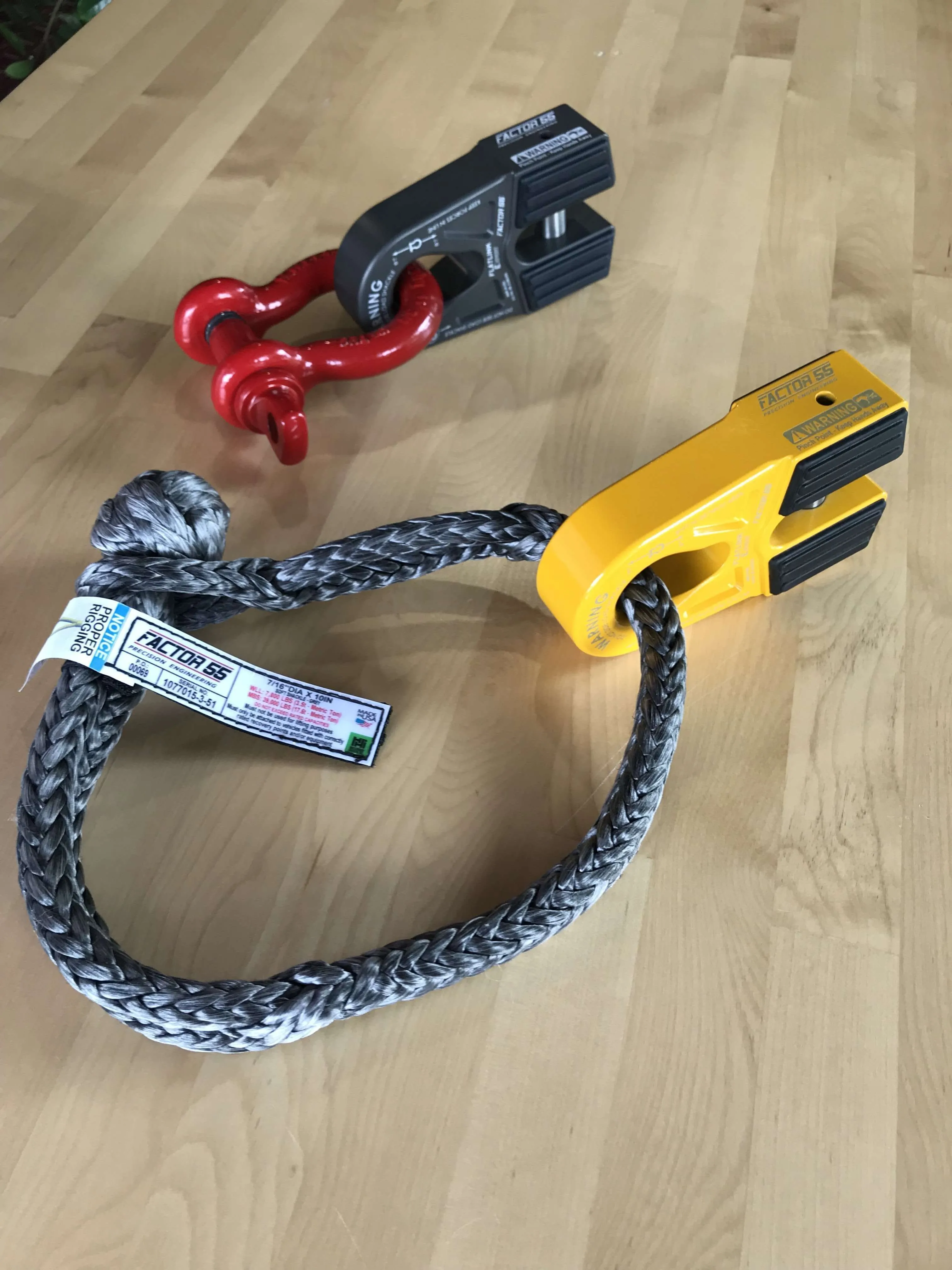 Factor 55 Standard Duty Soft Shackle - 10″