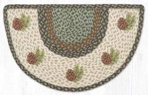 Graphic Pinecone Slice Rug