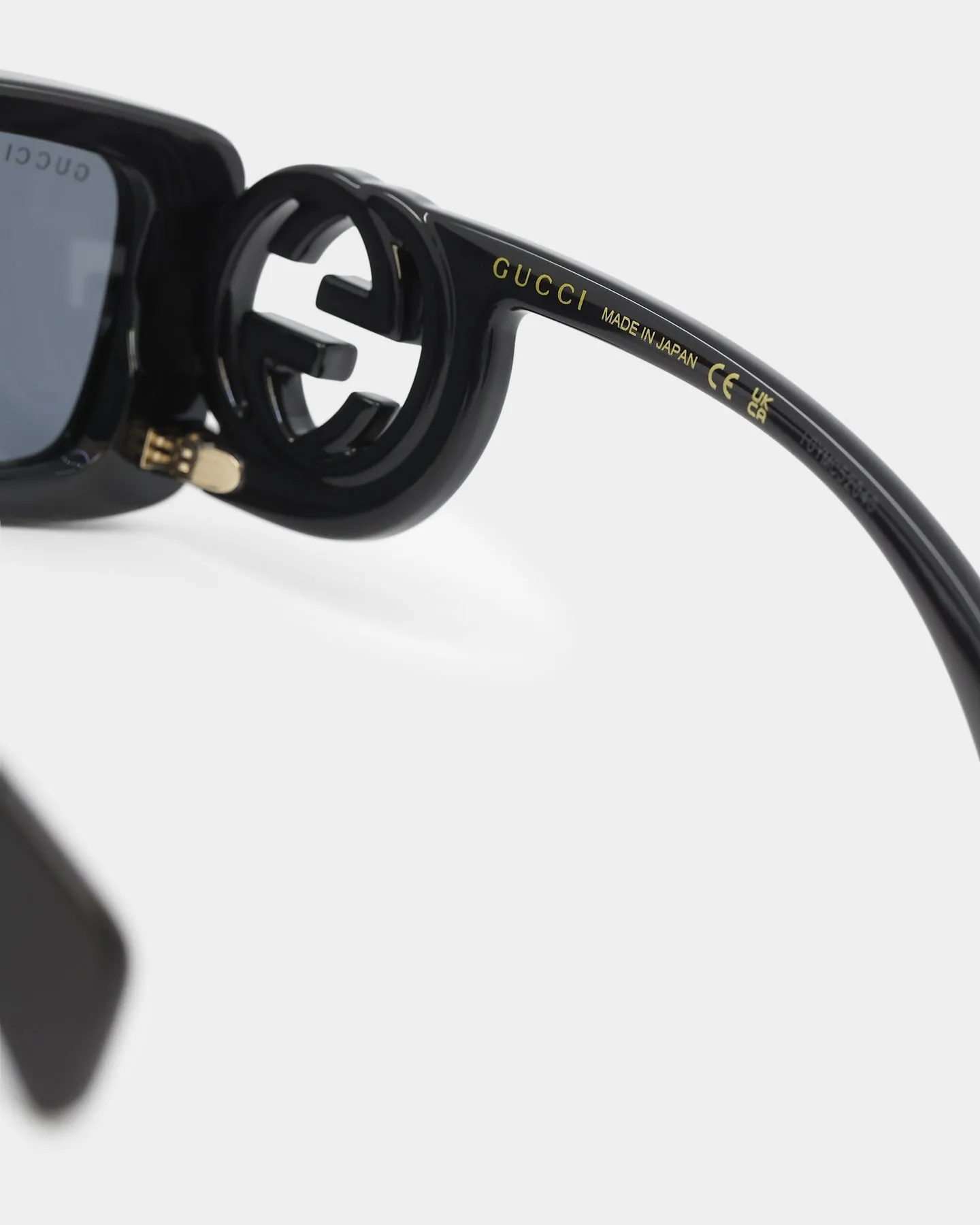 Gucci GG1325S001 Sunglasses Black/Green
