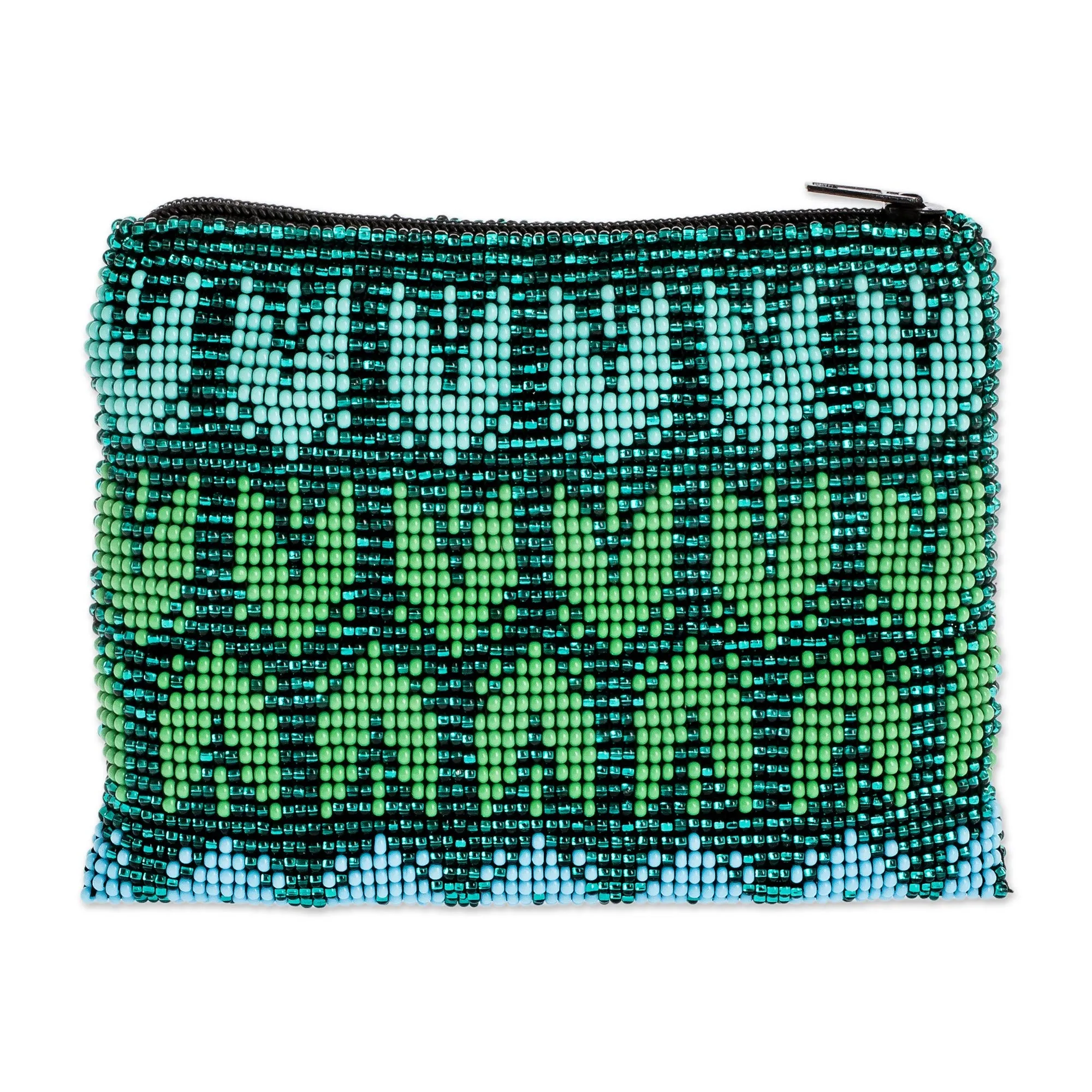 Hand-Beaded Coin Purse from Guatemala - Panabaj Glam | NOVICA