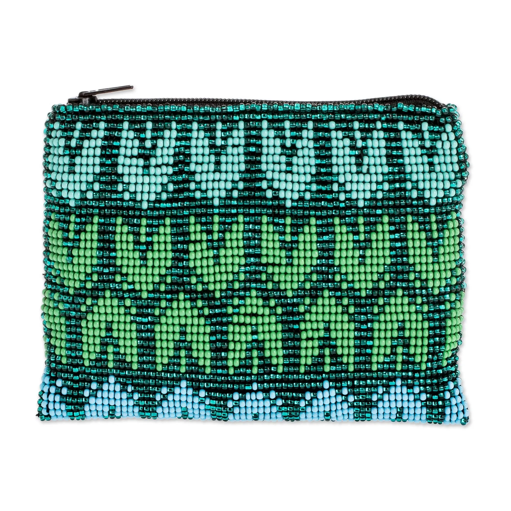 Hand-Beaded Coin Purse from Guatemala - Panabaj Glam | NOVICA