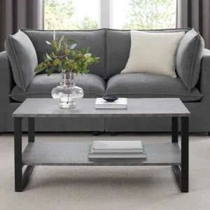 Harper Coffee Table - Concrete Effect