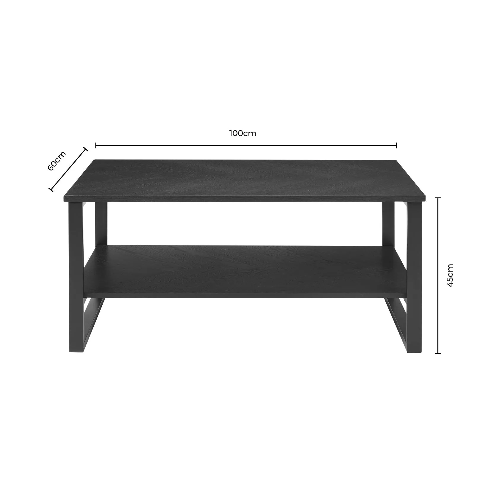 Harper Coffee Table - Concrete Effect