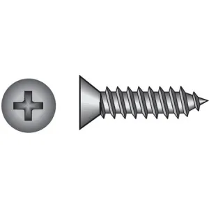 Hillman No. 12 X 1 in. L Phillips Flat Head Sheet Metal Screws 100 Pk